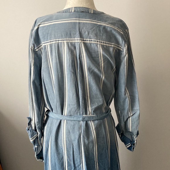 Luxology Long Sleeve Shirt Dress M (10) - Picture 10 of 16